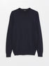LC Waikiki Crew Neck Long Sleeve Men's Tricot Sweater